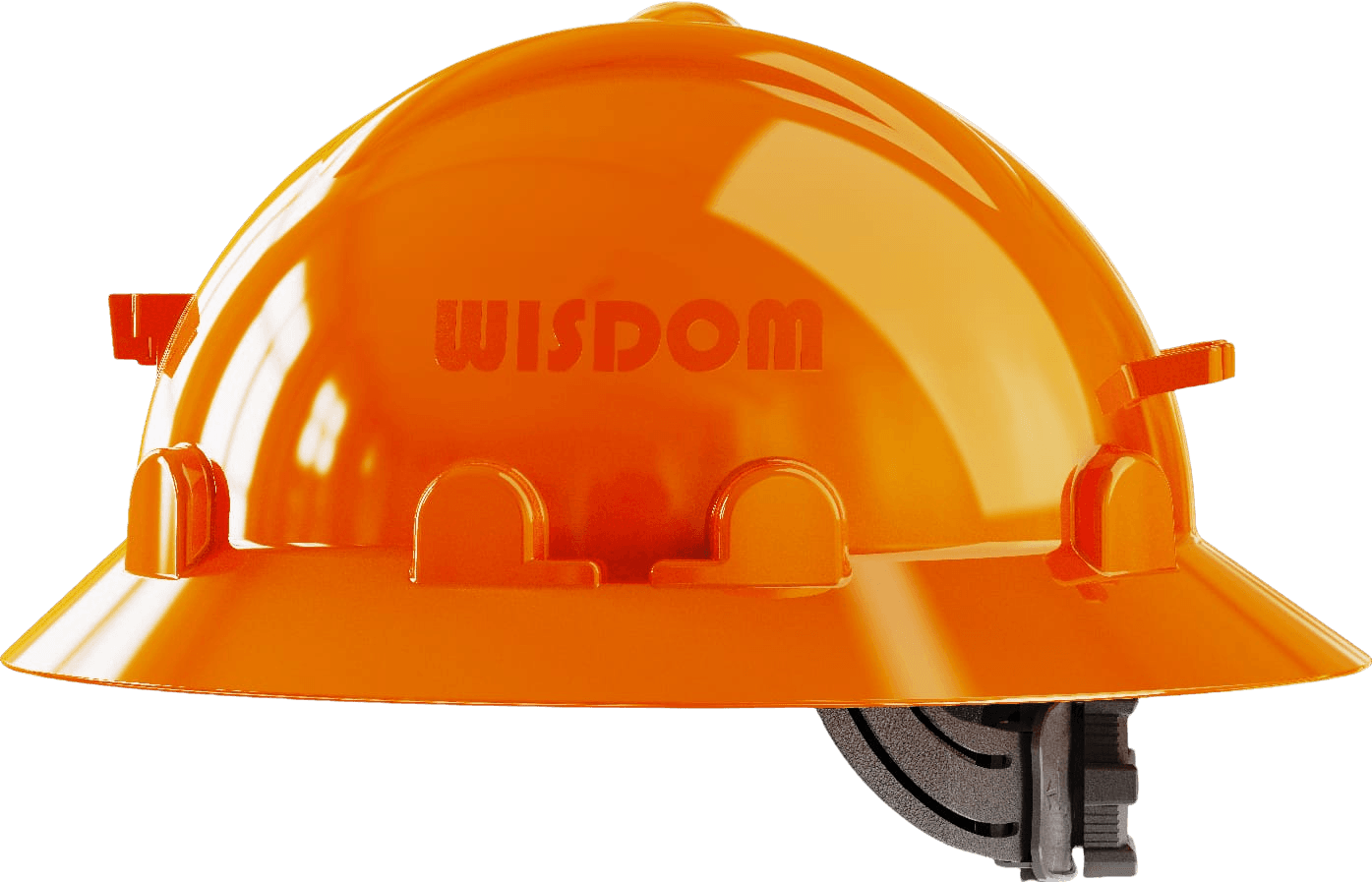 Casco Minero Naranja WISDOM