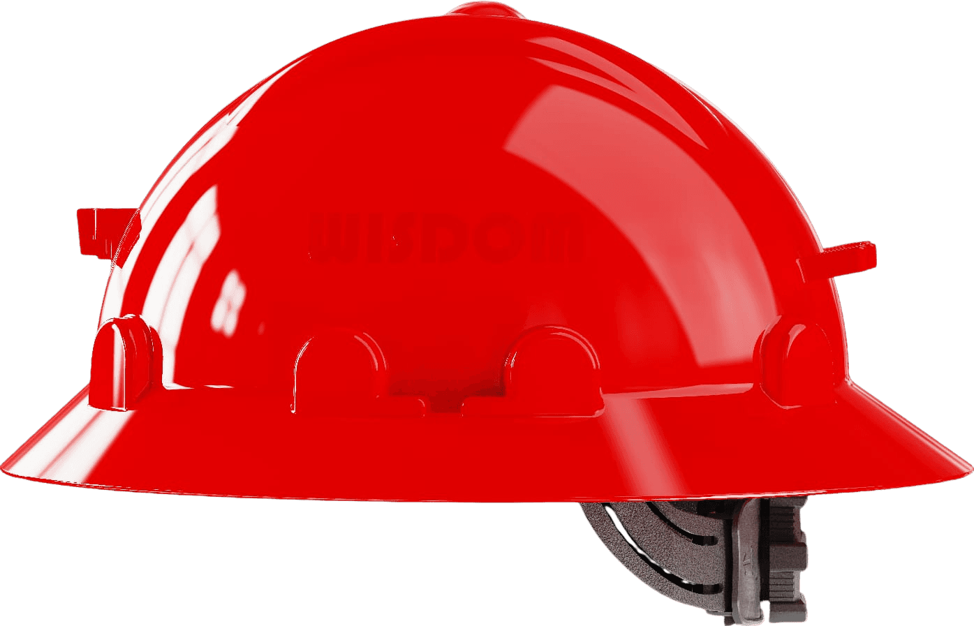 Casco Minero Rojo WISDOM