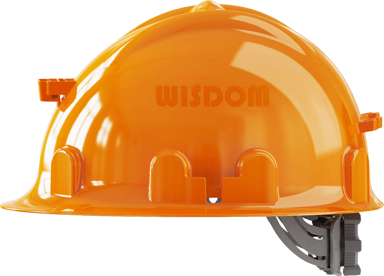 Casco Jockey Naranja WISDOM