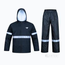 Ropa de agua y perforación GS7 de PU/PVC Negro thumbnail 0