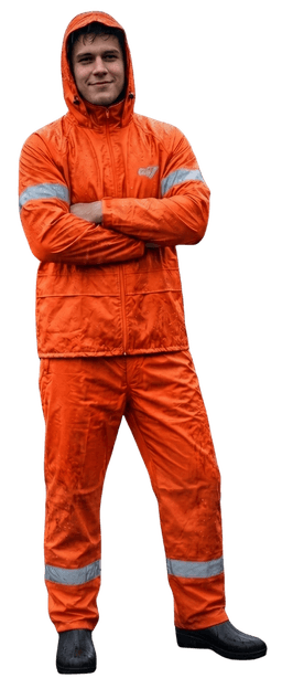 Ropa de agua y para perforación GS7 de PU/PVC Naranja thumbnail 1